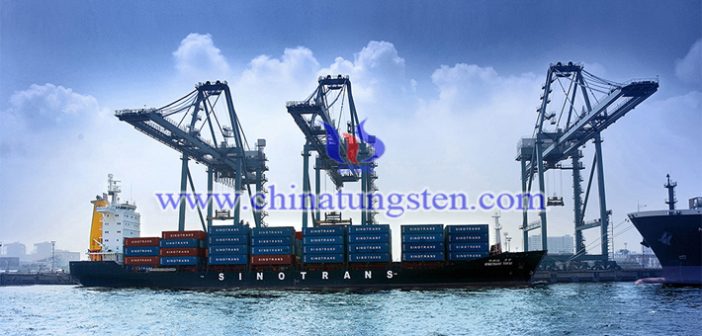 2017年上半年鎢行業(yè)形勢分析–出口鎢品量大增 出口鎢品量圖片