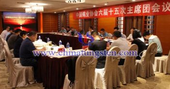 中國鎢業(yè)協(xié)會召開六屆十五次主席團(tuán)會議 中國鎢業(yè)協(xié)會召開六屆十五次主席團(tuán)會議