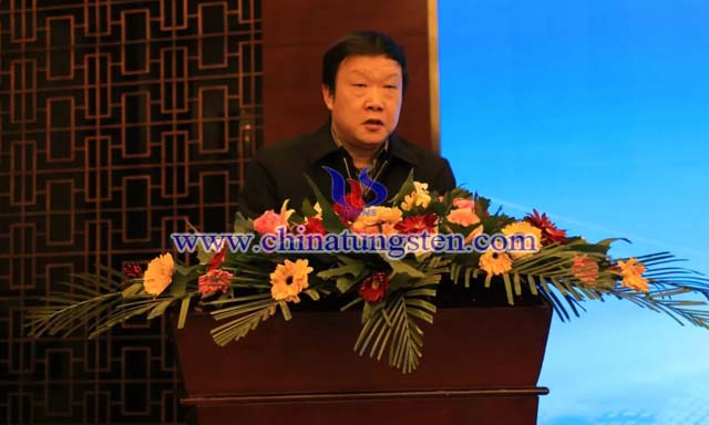 中國(guó)鎢業(yè)協(xié)會(huì)監(jiān)事長(zhǎng)謝屹峰致辭