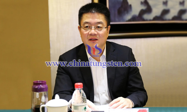 中鎢高新董事長、中國鎢協(xié)副會長李仲澤