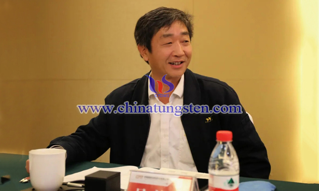 廈門鎢業(yè)總裁、中國鎢協(xié)副會長吳高潮