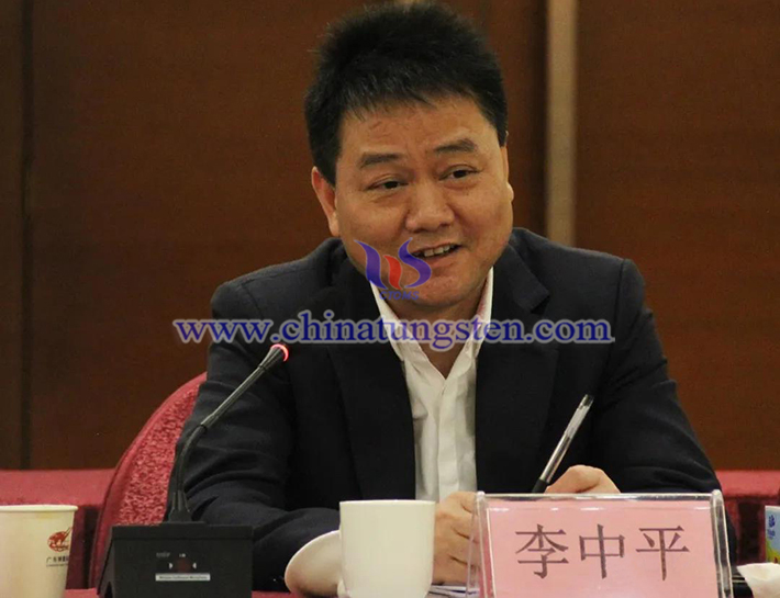 中國(guó)鎢業(yè)協(xié)會(huì)主席團(tuán)主席、湖南辰州礦業(yè)有限責(zé)任公司董事長(zhǎng)李中平