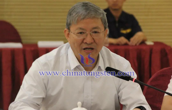 中鎢高新材料股份有限公司總經(jīng)理謝康得（代表李仲澤副會(huì)長(zhǎng)、主席團(tuán)主席）