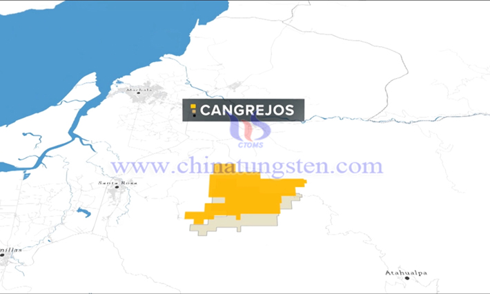 凱歌豪斯金礦位置圖（來源：洛陽鉬業(yè)）