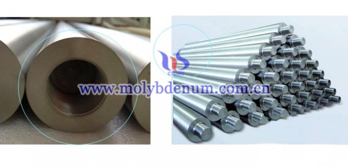 Molybdenum Electrode Price on Jun. 22, 2017 glass melting furnace used molybdenum electrode image