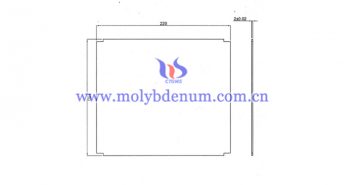Customized TZM Plate Price on Sep. 19, 2017 customized TZM plate image