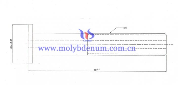 Molybdenum Tube with Inner Thread Price on Sep. 11, 2017 molybdenum tube with inner thread image