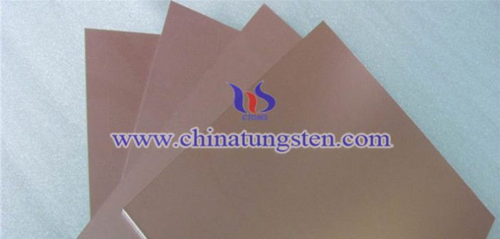 Tungsten Copper Plate Price-Jan.10, 2018 tungsten copper plate picture