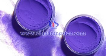 Mo Doped Violet Tungsten Oxide Mo doped violet tungsten oxide Chinatungsten picture