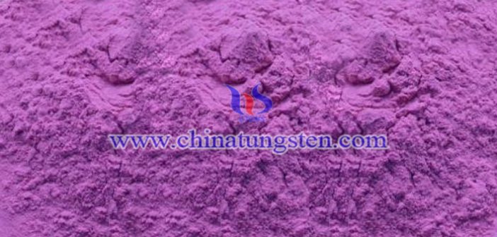 V-doped Violet Tungsten Oxide V-doped violet tungsten oxide Chinatungsten picture
