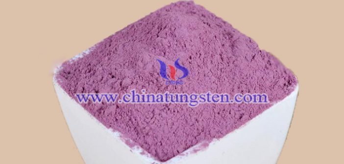 95% Nano Grain Size Violet Tungsten Oxide 95% nano grain size violet tungsten oxide picture