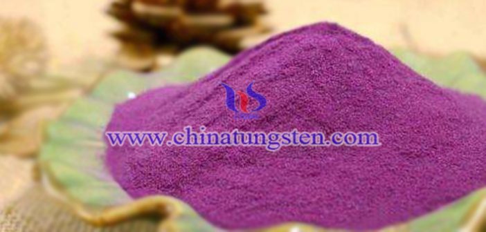 95% Violet Tungsten Oxide 95% violet tungsten oxide Chinatungsten picture