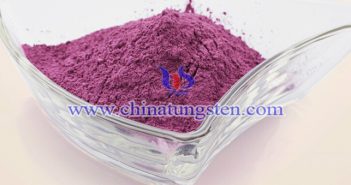 95% Violet Tungsten Oxide Nanopowder 95% violet tungsten oxide nanopowder Chinatungsten picture
