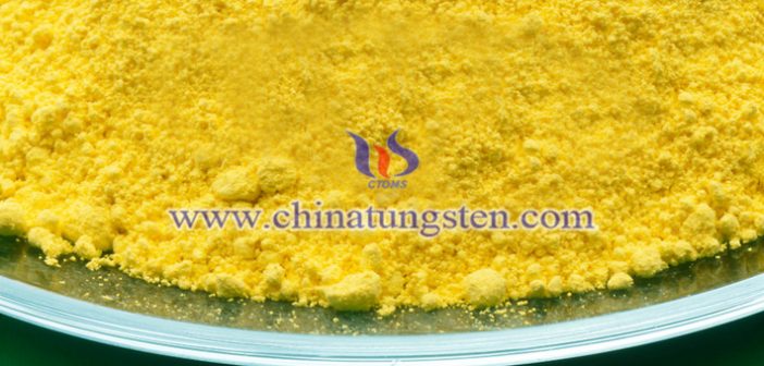 Coarse Yellow Tungsten Oxide coarse yellow tungsten oxide picture