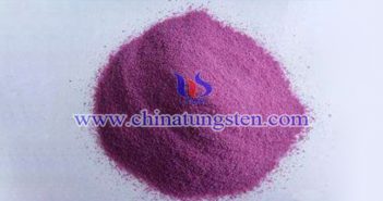Crystalline Violet Tungsten Oxide crystalline violet tungsten oxide picture