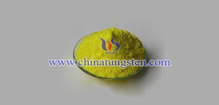 Crystalline Yellow Tungsten Oxide crystalline yellow tungsten oxide picture