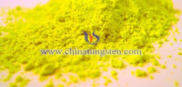 High Density Yellow Tungsten Oxide high density yellow tungsten oxide Chinatungsten picture