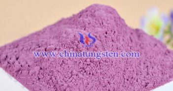 High-purity High Density Violet Tungsten Oxide high-purity high density violet tungsten oxide picture