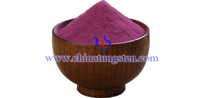 High-purity Nano Violet Tungsten Oxide high-purity nano violet tungsten oxide picture