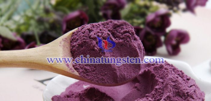 High-purity Ultrafine Grain Size Violet Tungsten Oxide high-purity ultrafine grain size violet tungsten oxide picture