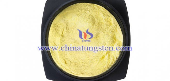 Nano Yellow Tungsten Oxide nano yellow tungsten oxide Chinatungsten picture