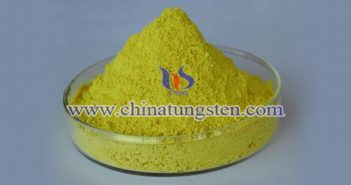 Optical grade Yellow Tungsten Oxide optical grade yellow tungsten oxide picture
