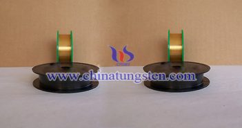 Gold Plated Tungsten Wire gold plated tungsten wire picture