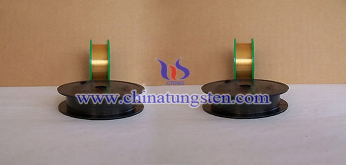 Gold Plated Tungsten Wire gold plated tungsten wire picture