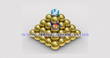 Gold Plated Tungsten Alloy Ball gold plated tungsten alloy ball picture