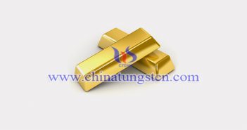 Gold Plated Tungsten Alloy Bar