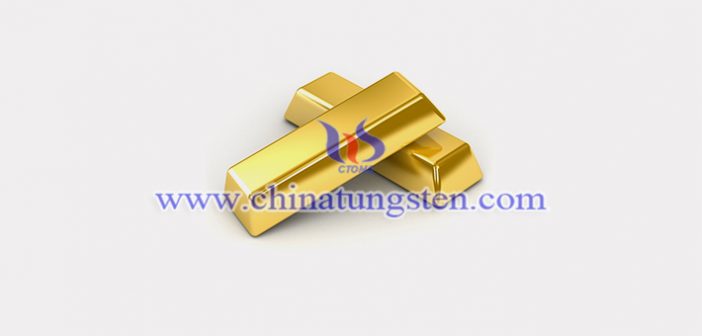 Gold Plated Tungsten Alloy Bar