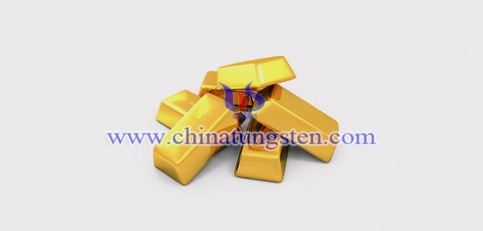 Gold Plated Tungsten Alloy Block gold plated tungsten alloy block picture