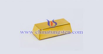 Gold Plated Tungsten Alloy Brick gold plated tungsten alloy brick picture