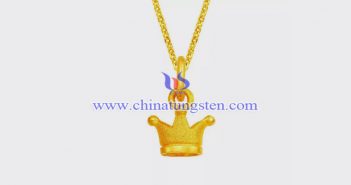 Gold Plated Tungsten Alloy Crown Pendant gold plated tungsten alloy crown pendant picture