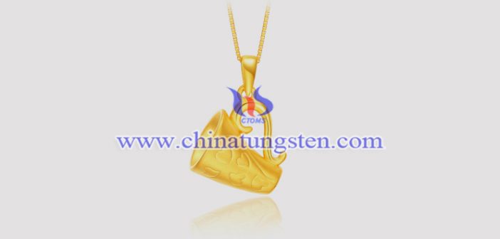 Gold Plated Tungsten Alloy Cup Pendant gold plated tungsten alloy cup pendant picture