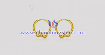 Gold Plated Tungsten Alloy Earrings gold plated tungsten alloy earrings picture