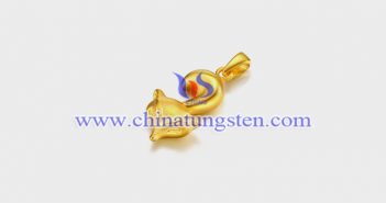 Gold Plated Tungsten Alloy Fox Pendant gold plated tungsten alloy fox pendant picture
