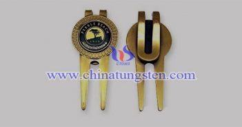 Gold Plated Tungsten Alloy Golf Hat Clip gold plated tungsten alloy golf hat clip picture