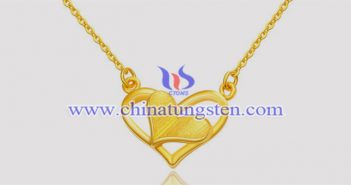 Gold Plated Tungsten Alloy Heart Pendant gold plated tungsten alloy heart pendant picturegold plated tungsten alloy heart pendant picture