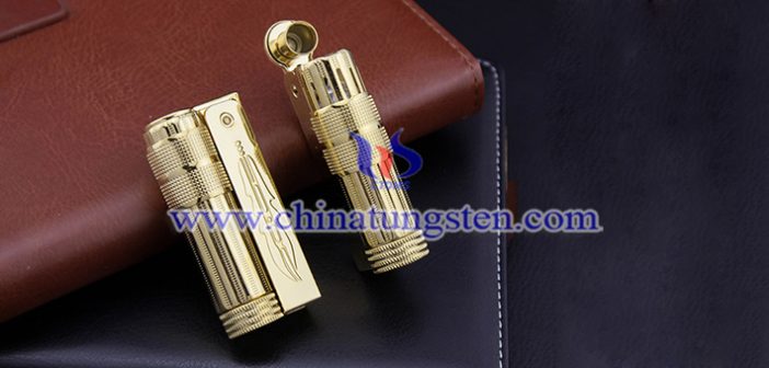 Gold Plated Tungsten Alloy Lighter gold plated tungsten alloy lighter picture