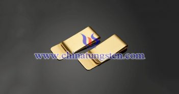 Gold Plated Tungsten Alloy Money Clip gold plated tungsten alloy money clip picture