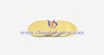 Gold Plated Tungsten Alloy Plate gold plated tungsten alloy plate picture
