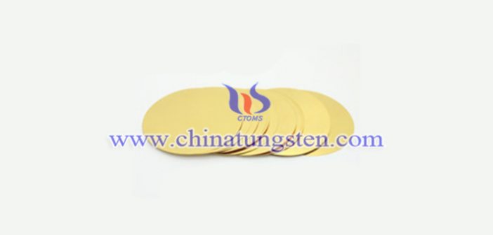Gold Plated Tungsten Alloy Plate gold plated tungsten alloy plate picture