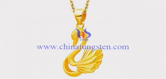 Gold Plated Tungsten Alloy Swan Pendant gold plated tungsten alloy swan pendant picture