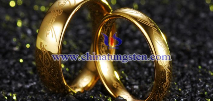 Men’s Gold Plated Tungsten Band Price on Aug. 30, 2018 gold plated tungsten band picture