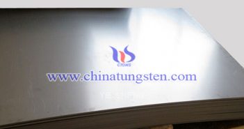 180x60x2mm Tungsten Alloy Plate 180x60x2mm tungsten alloy plate picture