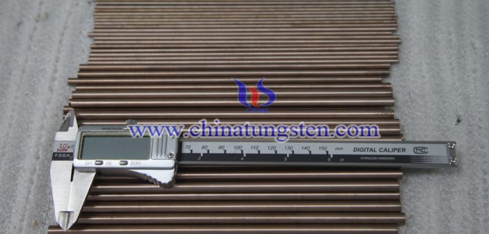 ?6x200mm Tungsten Copper Rod ?6x200mm tungsten copper rod picture