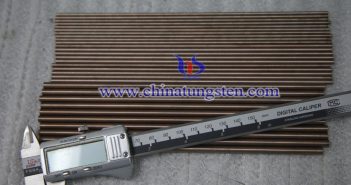 ?7x200mm Tungsten Copper Rod ?7x200mm tungsten copper rod picture