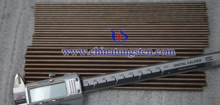 ?7x200mm Tungsten Copper Rod ?7x200mm tungsten copper rod picture