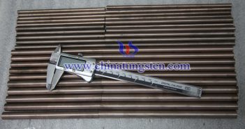 ?8x200mm Tungsten Copper Rod ?8x200mm tungsten copper rod picture